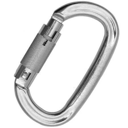 Kong Usa Oval, 110 mm Length, 21 mm Gate Opening, Aluminum Alloy, polished 712LM0PPPKK